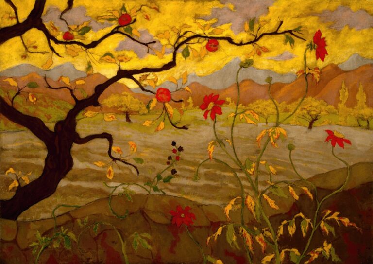 Appelboom met rode vruchten - Paul Ranson