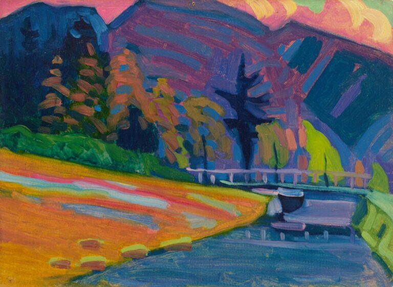Bij Oberau - Wassily Kandinsky