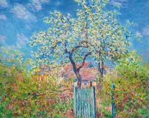 Bloeiende perenboom - Claude Monet
