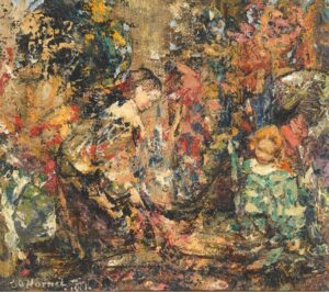 Bloemenmeisjes - Edward Atkinson Hornel
