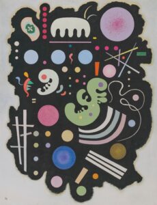 Bont zwart - Wassily Kandinsky