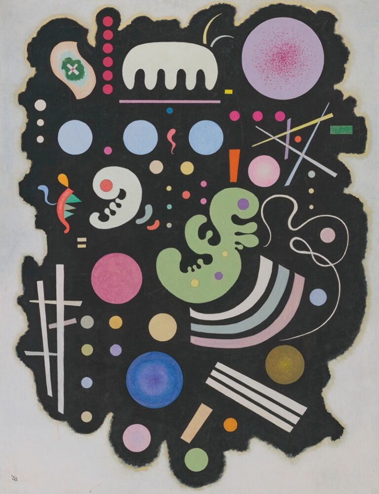 Bont zwart - Wassily Kandinsky