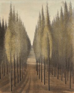 Brandgang in het bos - Léon Spilliaert