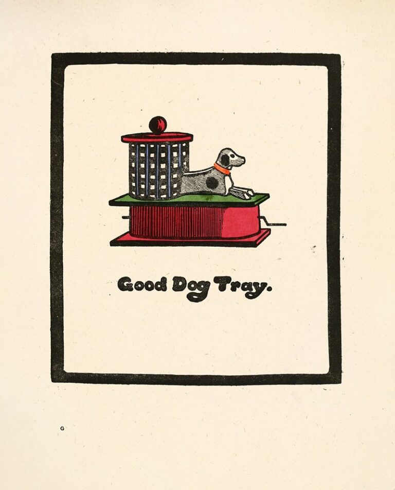 Brave hond Tray - Edward Gordon Craig
