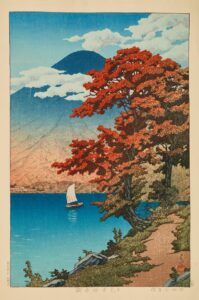 Chuzenji-meer bij Nikko - Kawase Hasui