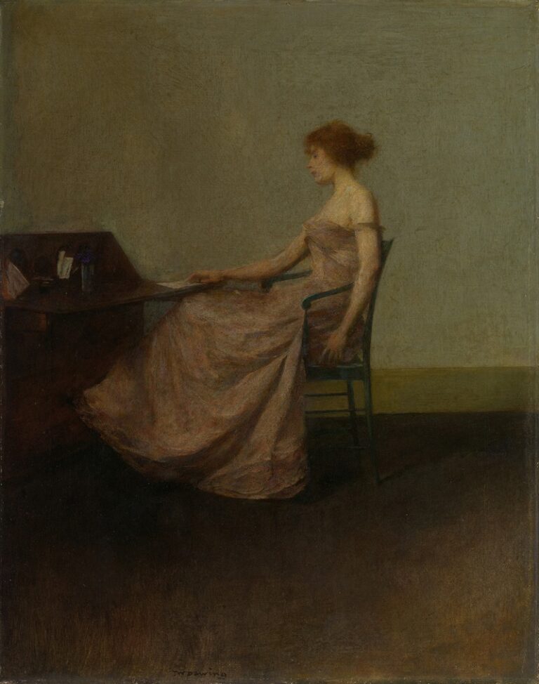 De brief - Thomas Wilmer Dewing