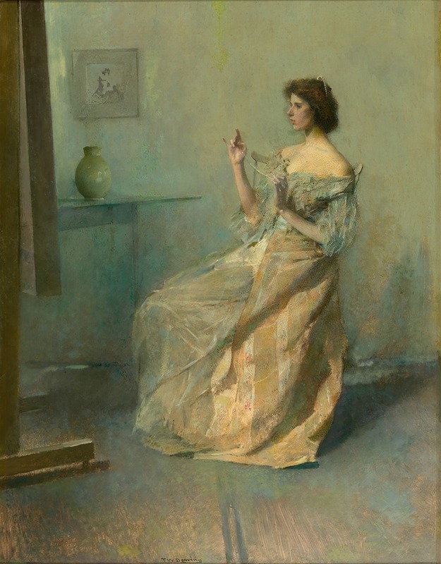 De ketting - Thomas Wilmer Dewing