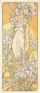 De lelie - Alphonse Mucha