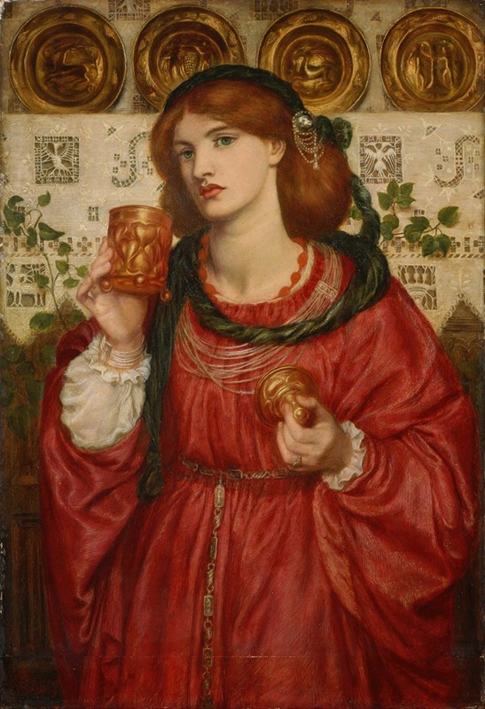 De liefdesbeker - Dante Gabriel Rossetti