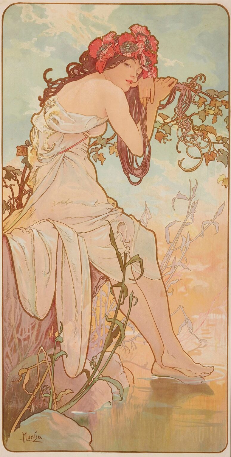 De seizoenen 4 - Alphonse Mucha