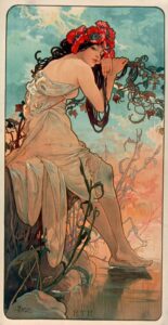 De seizoenen – zomer - Alphonse Mucha