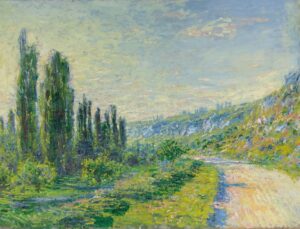 De weg naar Vétheuil - Claude Monet
