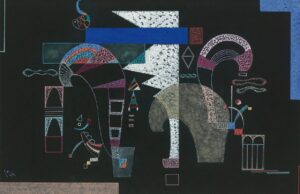 De witte vorm 1 - Wassily Kandinsky