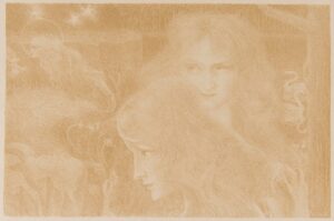De zaaier (symbolisch portret van Annie Hall) - Jan Toorop