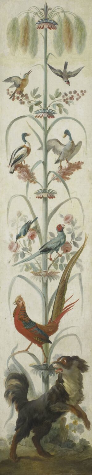 Decorative painting with plants and animals 2 - Rijksmuseum
