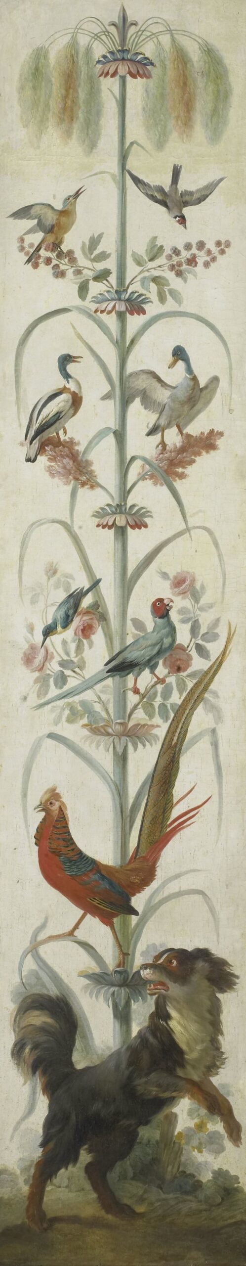 Decorative painting with plants and animals 2 - Rijksmuseum