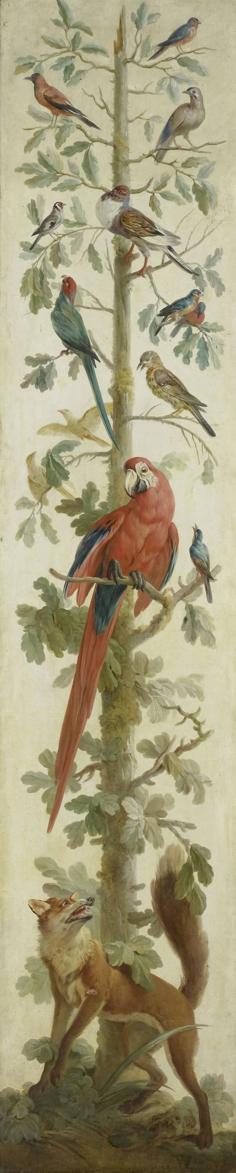 Decorative painting with plants and animals 3 - Rijksmuseum