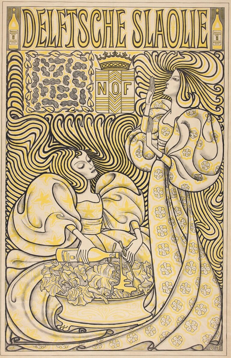 Delft saladeolie - Jan Toorop