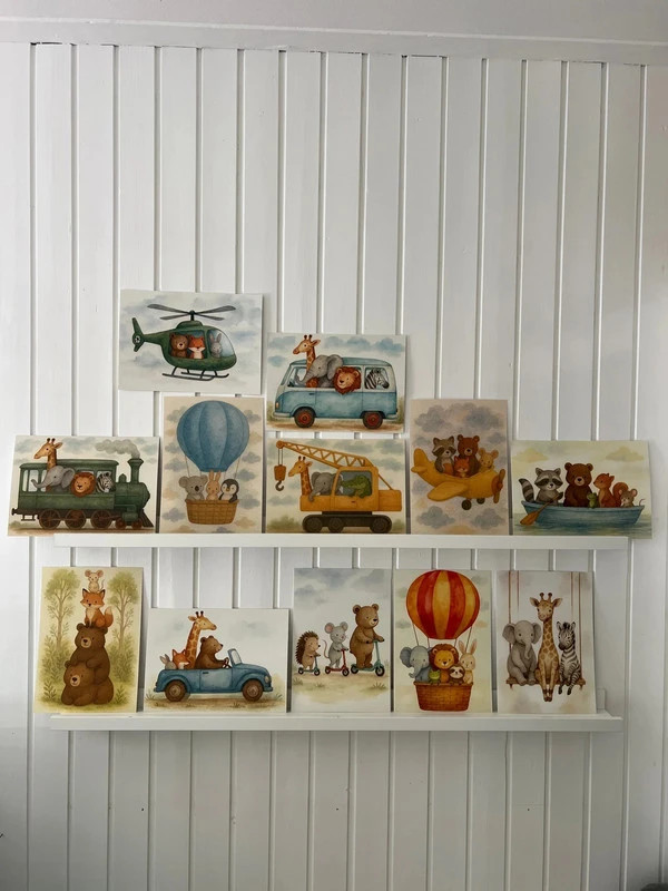 Dierenvervoer kinderkamer – A4