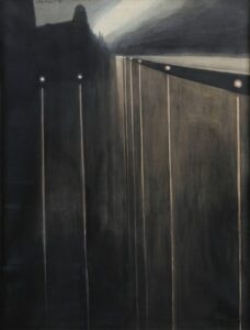Dijk van Oostende met lantaarns - Léon Spilliaert