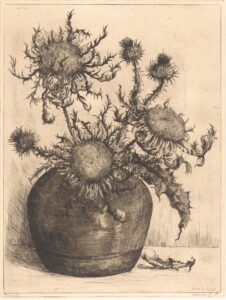 Distels in vaas - Suze de Lint