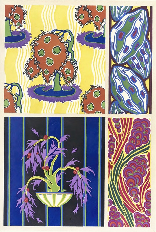 Floréal; nieuwe ontwerpen en kleuren Plaat 03 - Emile-Allain Séguy