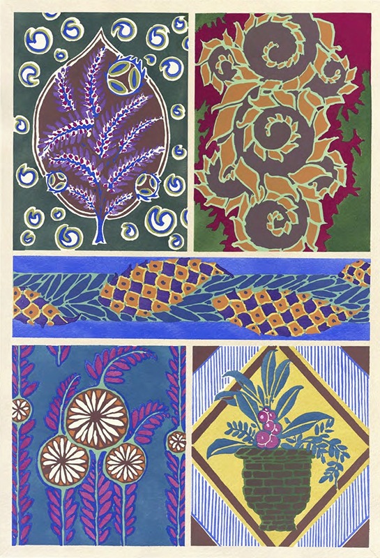 Floréal; nieuwe ontwerpen en kleuren Plaat 05 - Emile-Allain Séguy