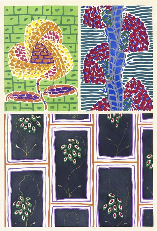 Floréal; nieuwe ontwerpen en kleuren Plaat 12 - Emile-Allain Séguy