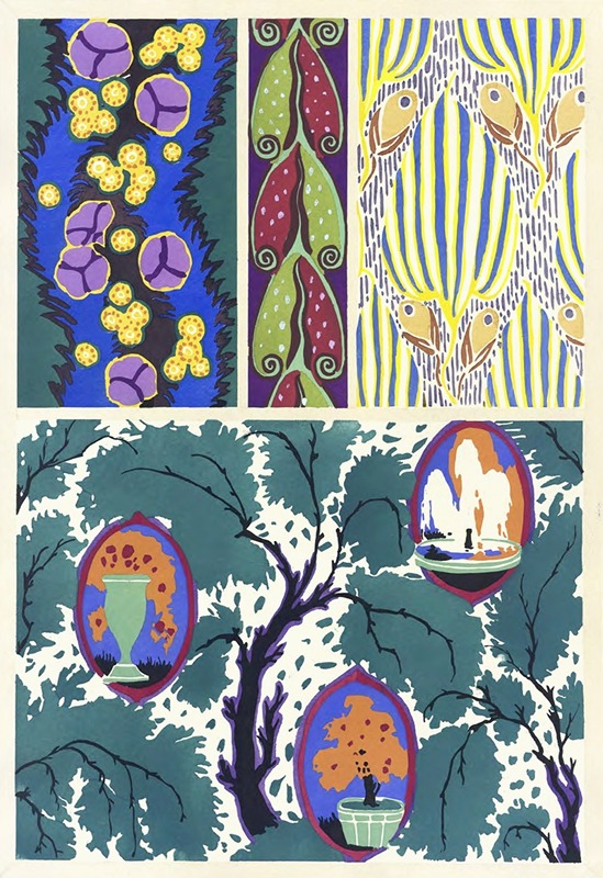 Floréal; nieuwe ontwerpen en kleuren Plaat 19 - Emile-Allain Séguy
