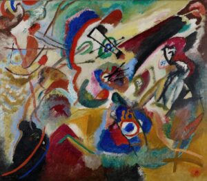 Fragment 2 voor Compositie VII - Wassily Kandinsky