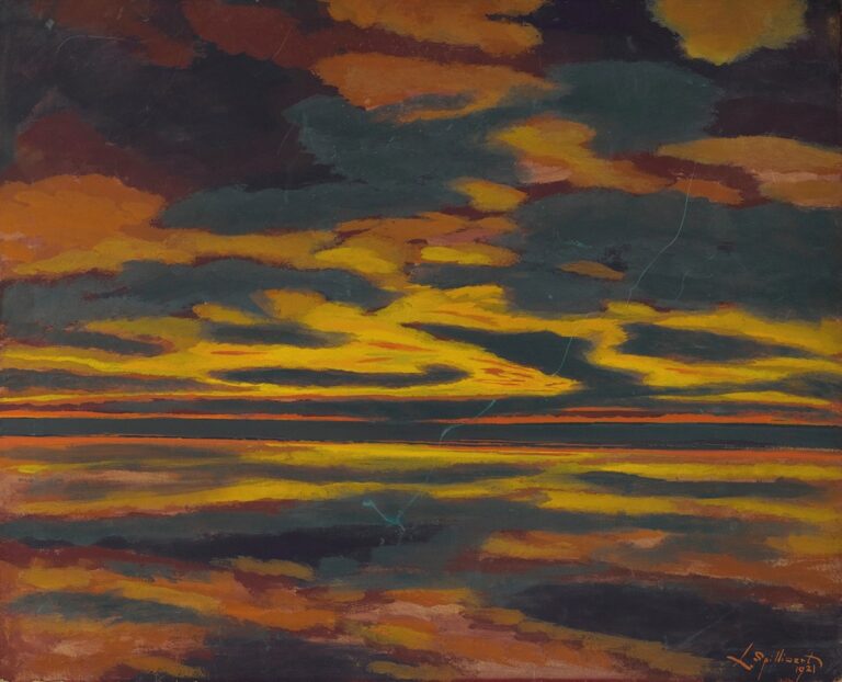 Groene flits boven zee - Léon Spilliaert