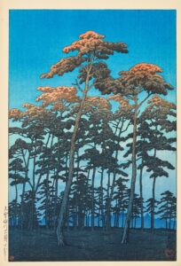 Hikawa Park in Omiya 2 - Kawase Hasui