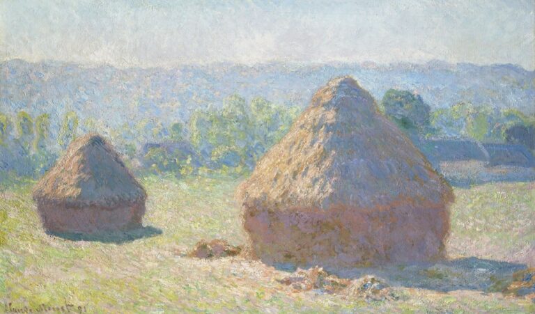 Hooibergen aan het einde van de zomer - Claude Monet