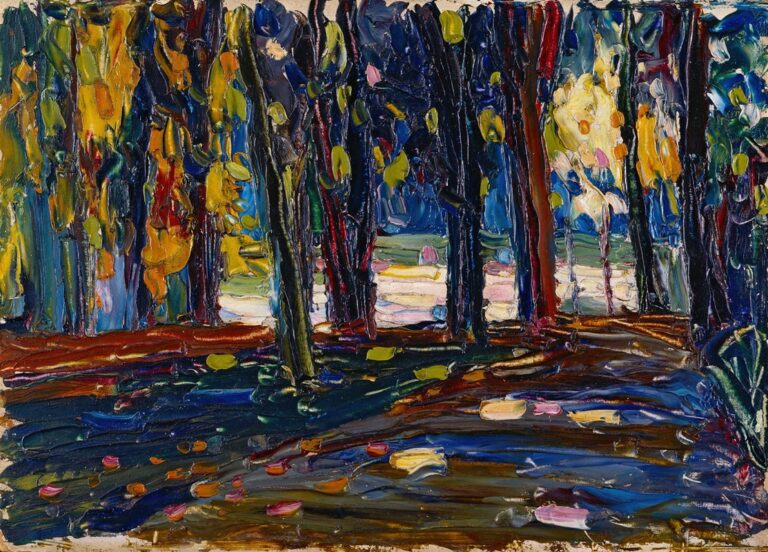 In het park van St. Cloud – Herfst II - Wassily Kandinsky