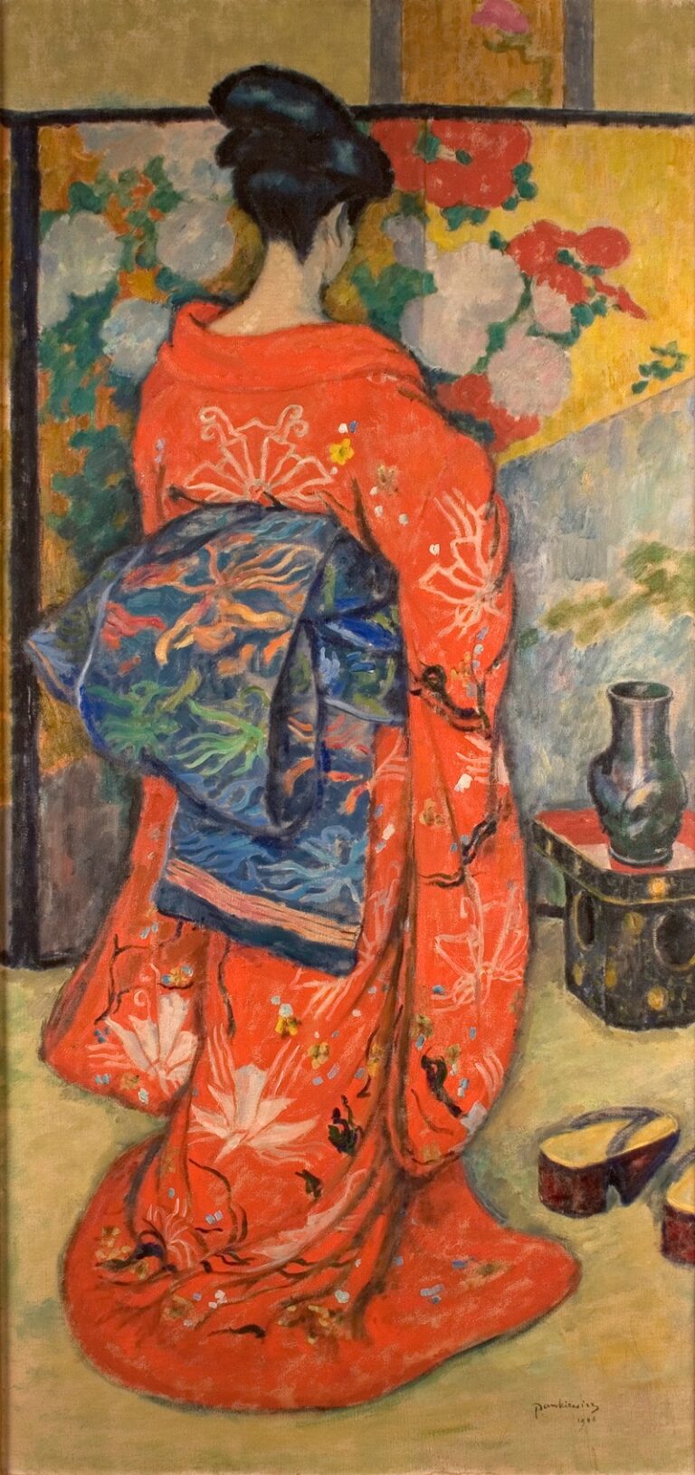 Japanse vrouw - Józef Pankiewicz