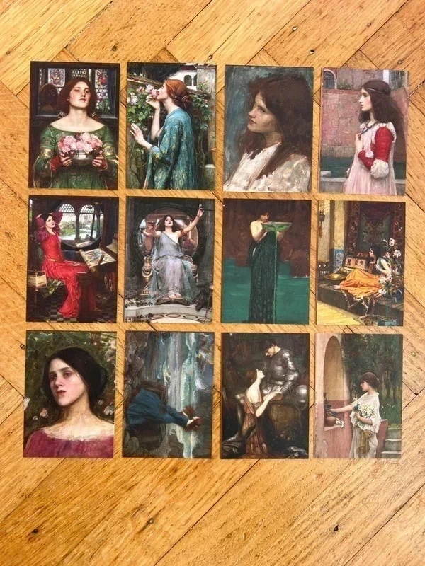 John William Waterhouse – kleine kaartjes 12 stuks