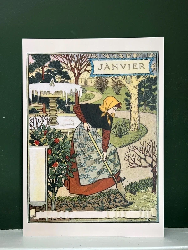 Kalender Art Nouveau – Eugène Grasset – A4