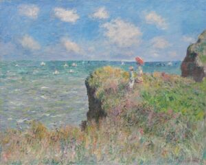Klifwandeling bij Pourville - Claude Monet