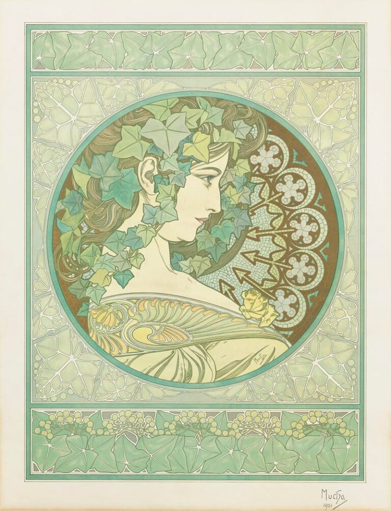 Klimop - Alphonse Mucha