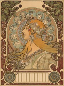La Plume 2 - Alphonse Mucha