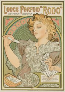 Lance parfum ‘Rodo’ wettelijk beschermd - Alphonse Mucha