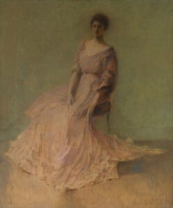 Lila jurk - Thomas Wilmer Dewing