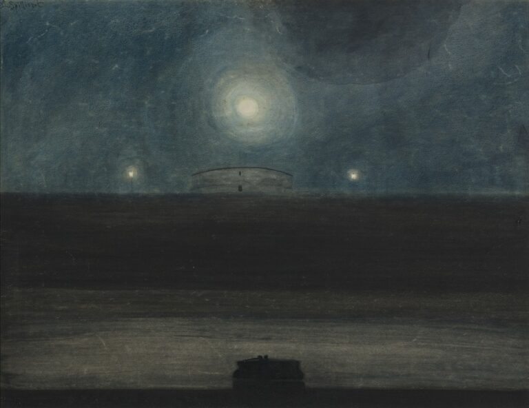 Maanlicht op het strand - Léon Spilliaert