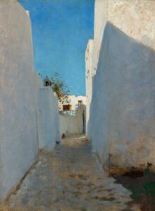 Marokkaanse straatscène - John Singer Sargent