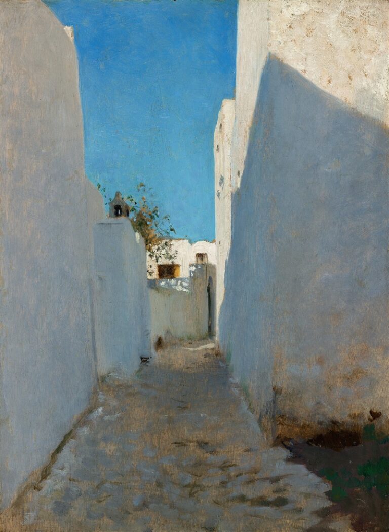 Marokkaanse straatscène - John Singer Sargent
