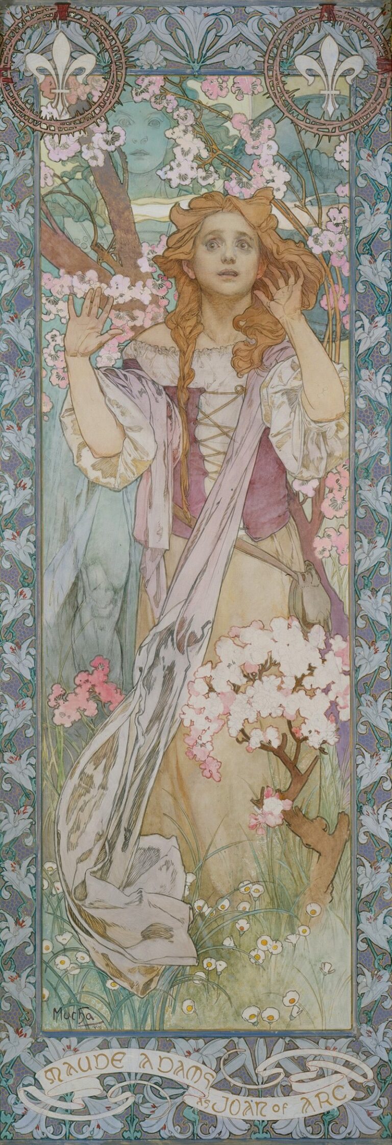 Maude Adams als Jeanne d’Arc - Alphonse Mucha