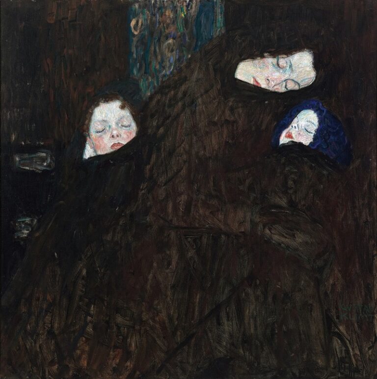 Moeder met twee kinderen - Gustav Klimt