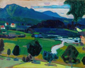 Murnau – Uitzicht over de Staffelsee - Wassily Kandinsky