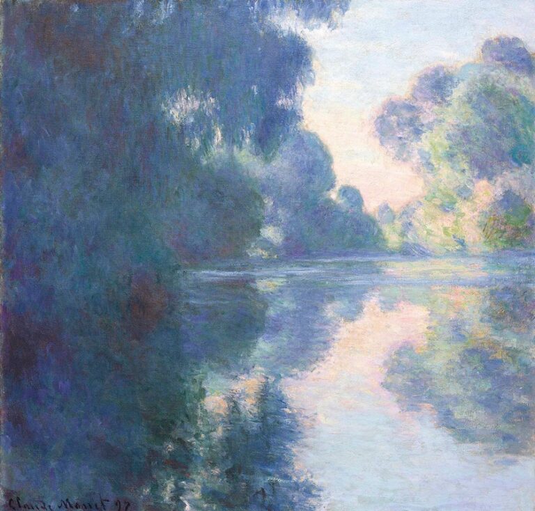Ochtend aan de Seine 2 - Claude Monet