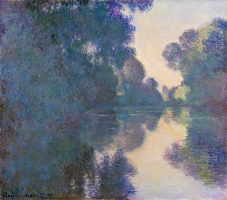 Ochtend aan de Seine bij Giverny - Claude Monet